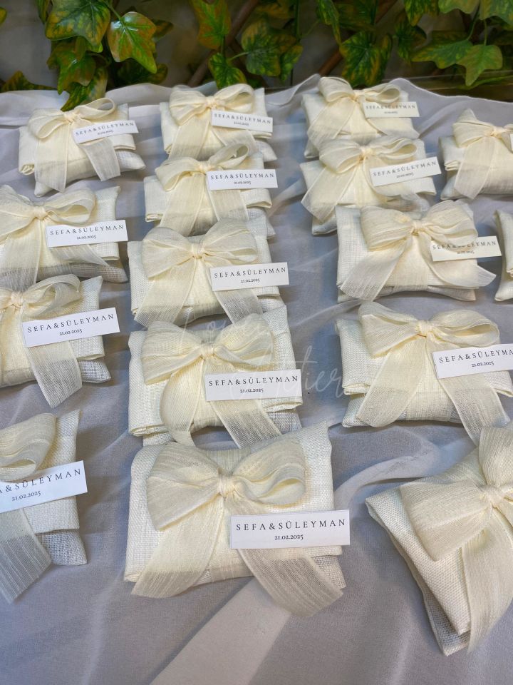 Lavantalı Keten Kese