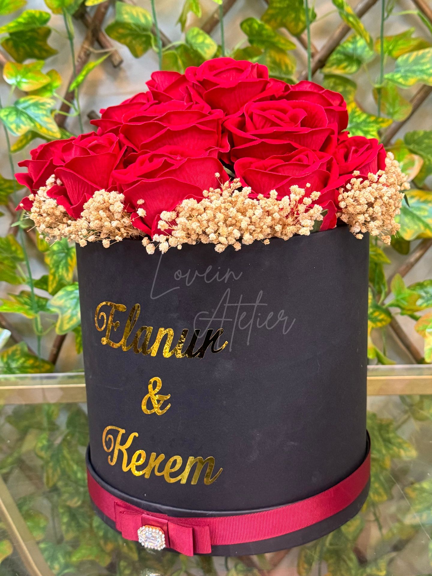 Kırmızı Kadife Gül İsteme Çiçeği