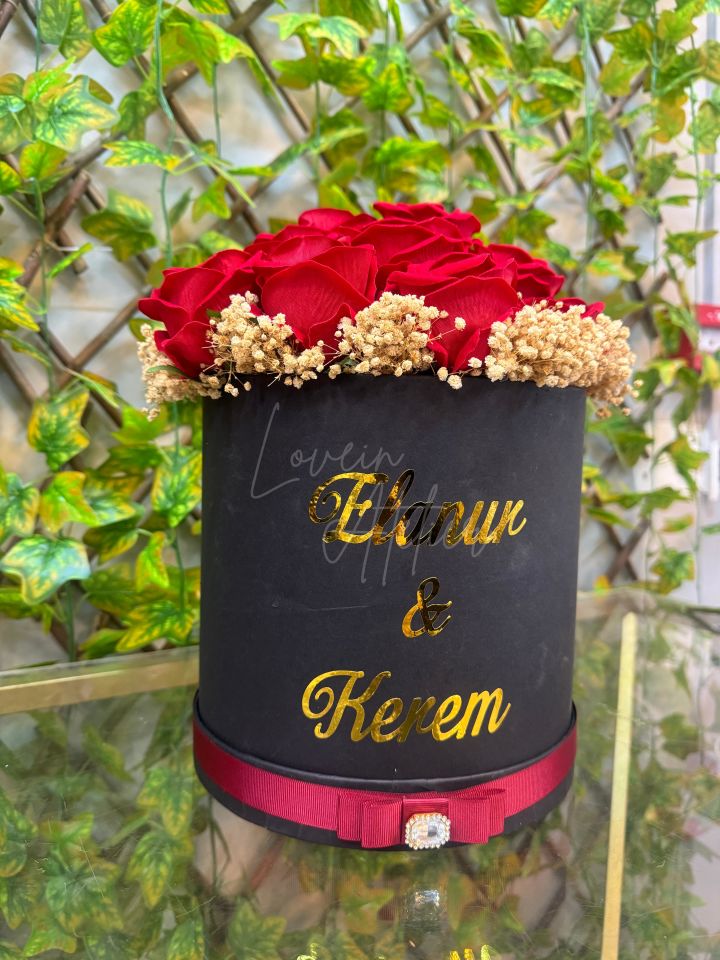 Kırmızı Kadife Gül İsteme Çiçeği