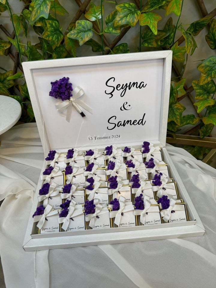 Çiçekli İsteme Çikolatası