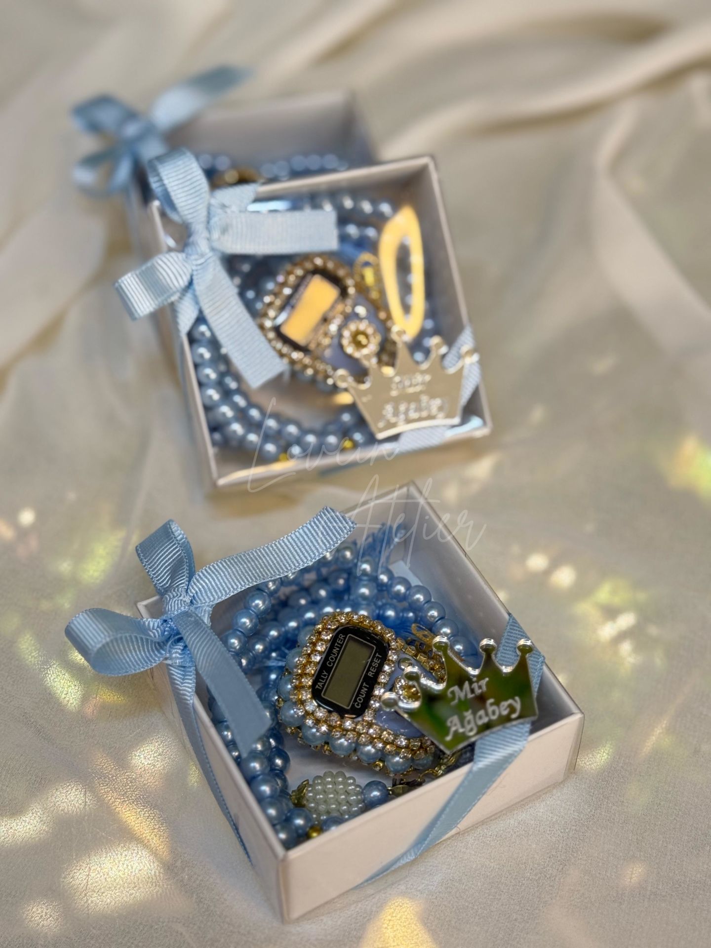 İncili Tesbih Ve Zikirmatik Set