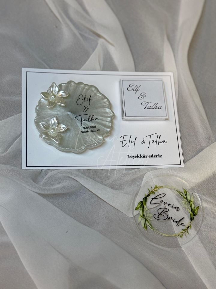 Çiçekli Magnet Ve Çikolata Set