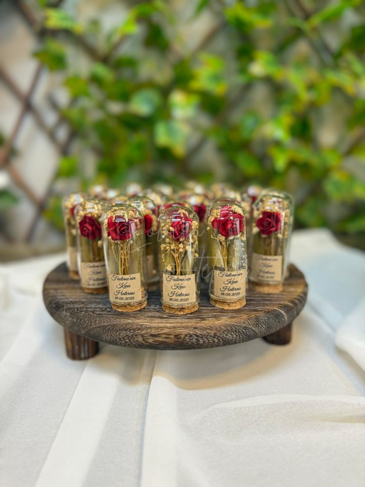 Çiçekli Kına Fanus