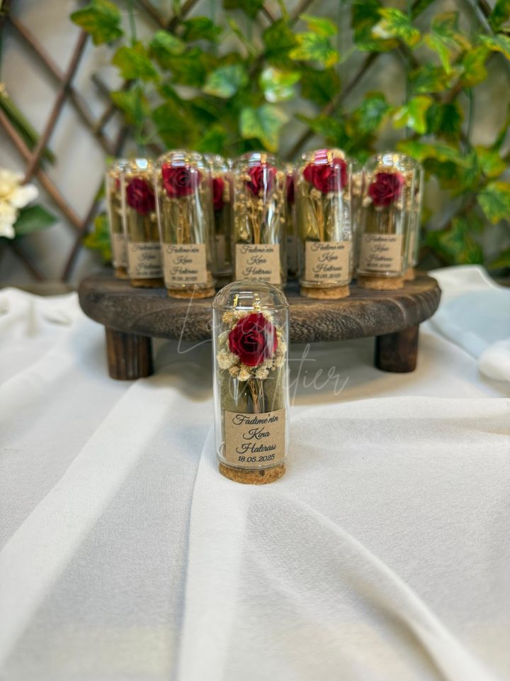 Çiçekli Kına Fanus