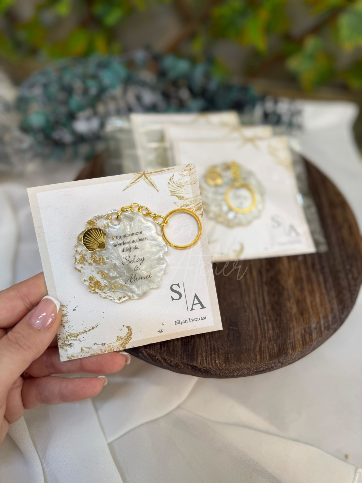 Midye Detaylı Anahtarlık