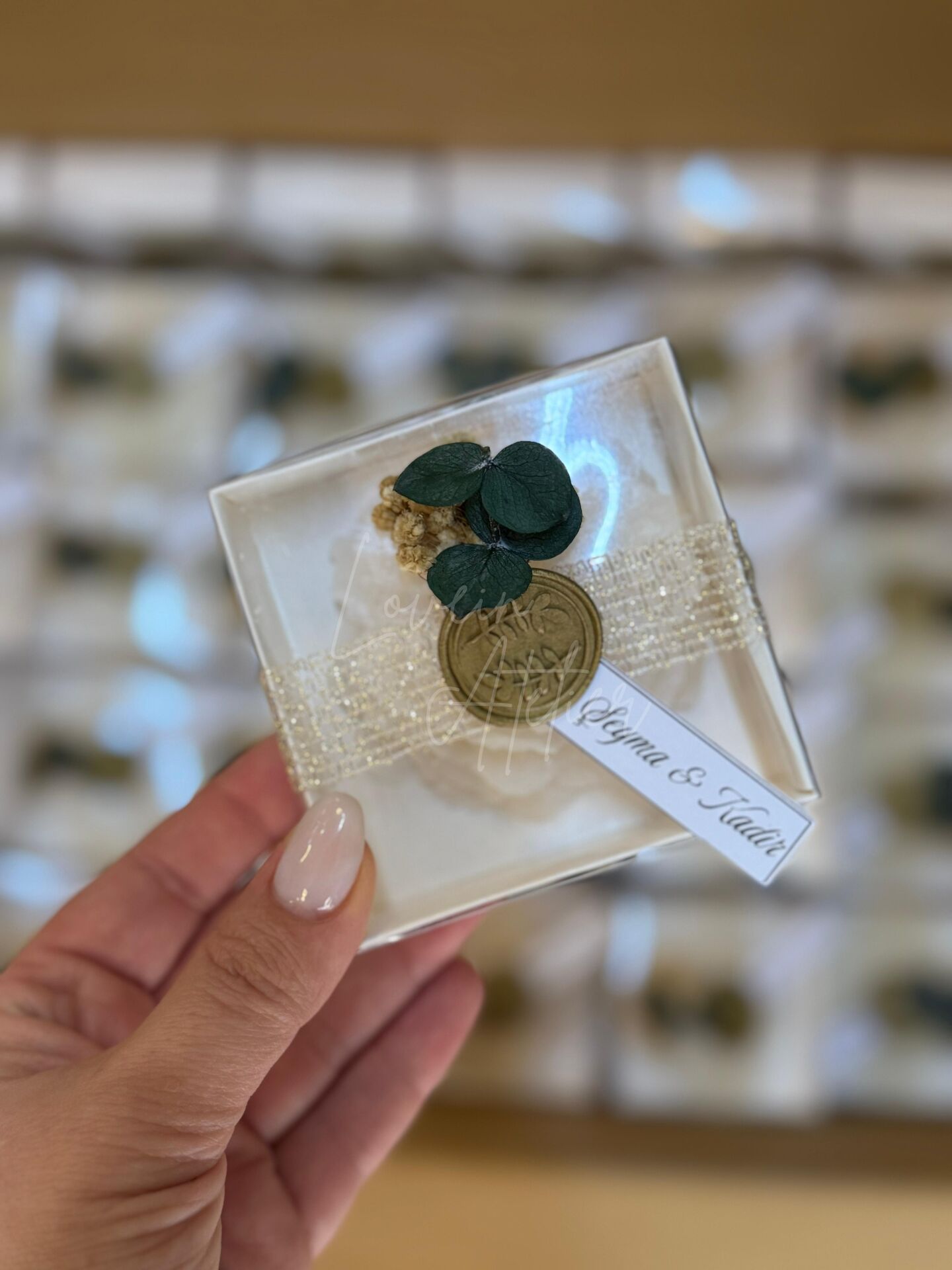 Kutulu Şakayık Mum