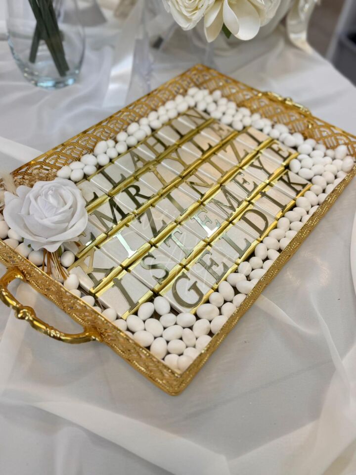 Dikdörtgen Tepside İsteme Çikolatası